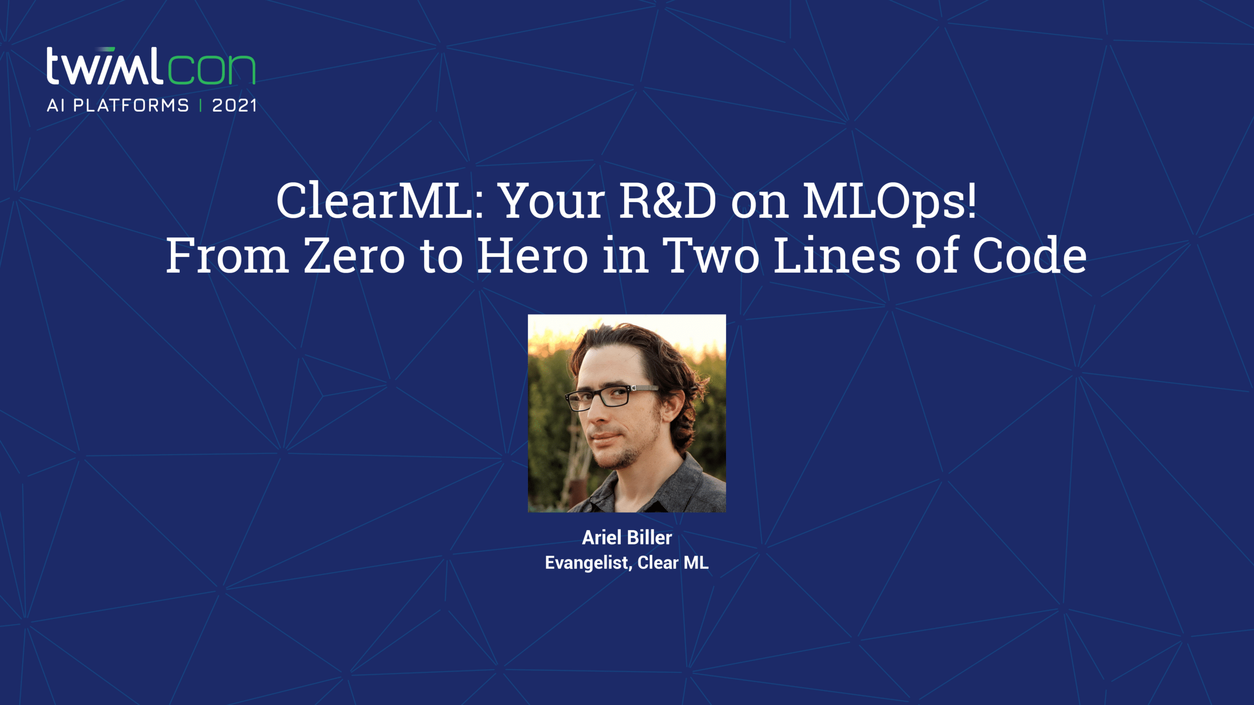 ClearML: Your R&D on MLOps! From zero to hero in two lines of code