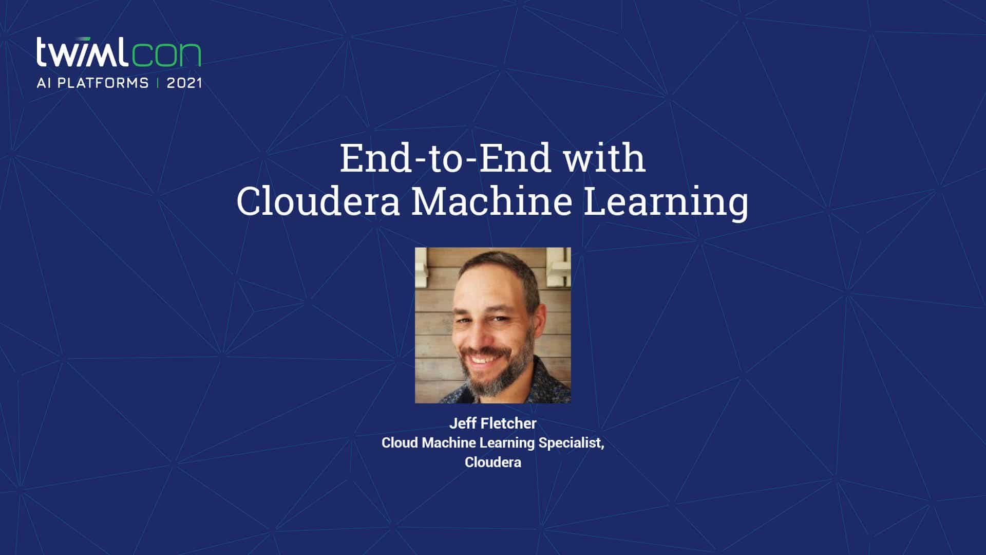 Cover Image: End-to-End ML with Cloudera Machine Learning