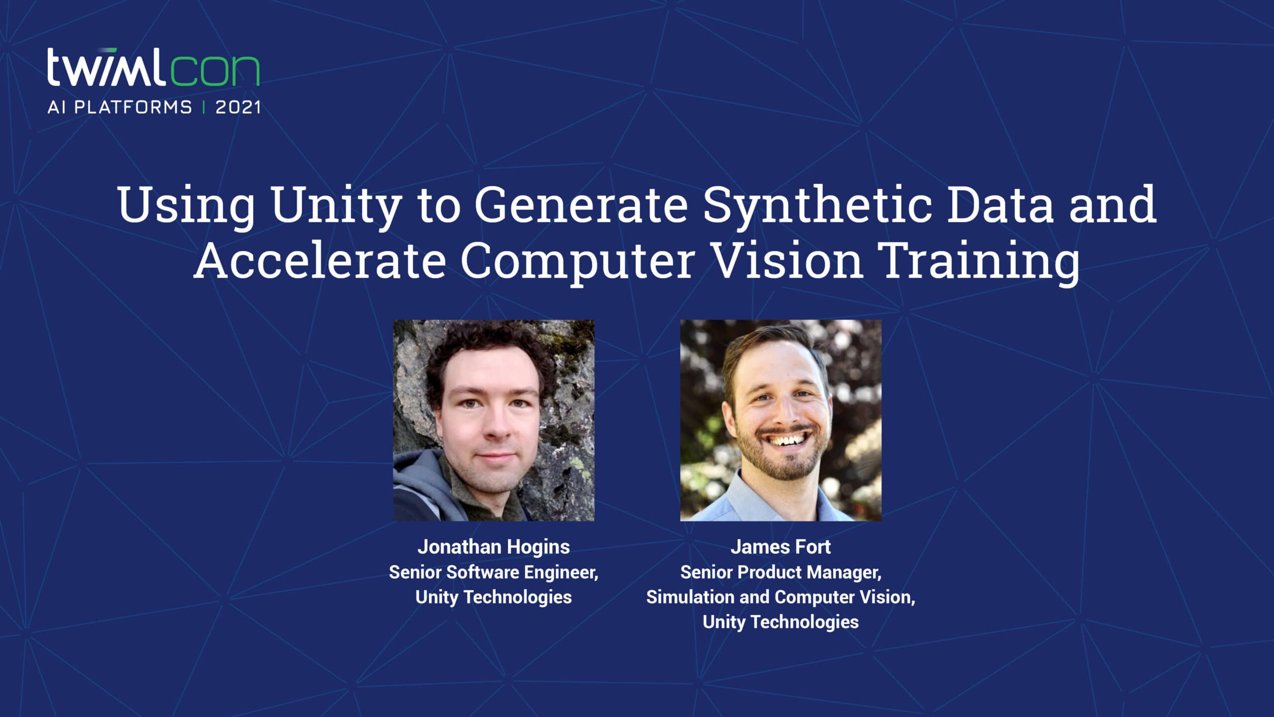 Cover Image: Using Unity to Generate Synthetic data and Accelerate Computer Vision Training