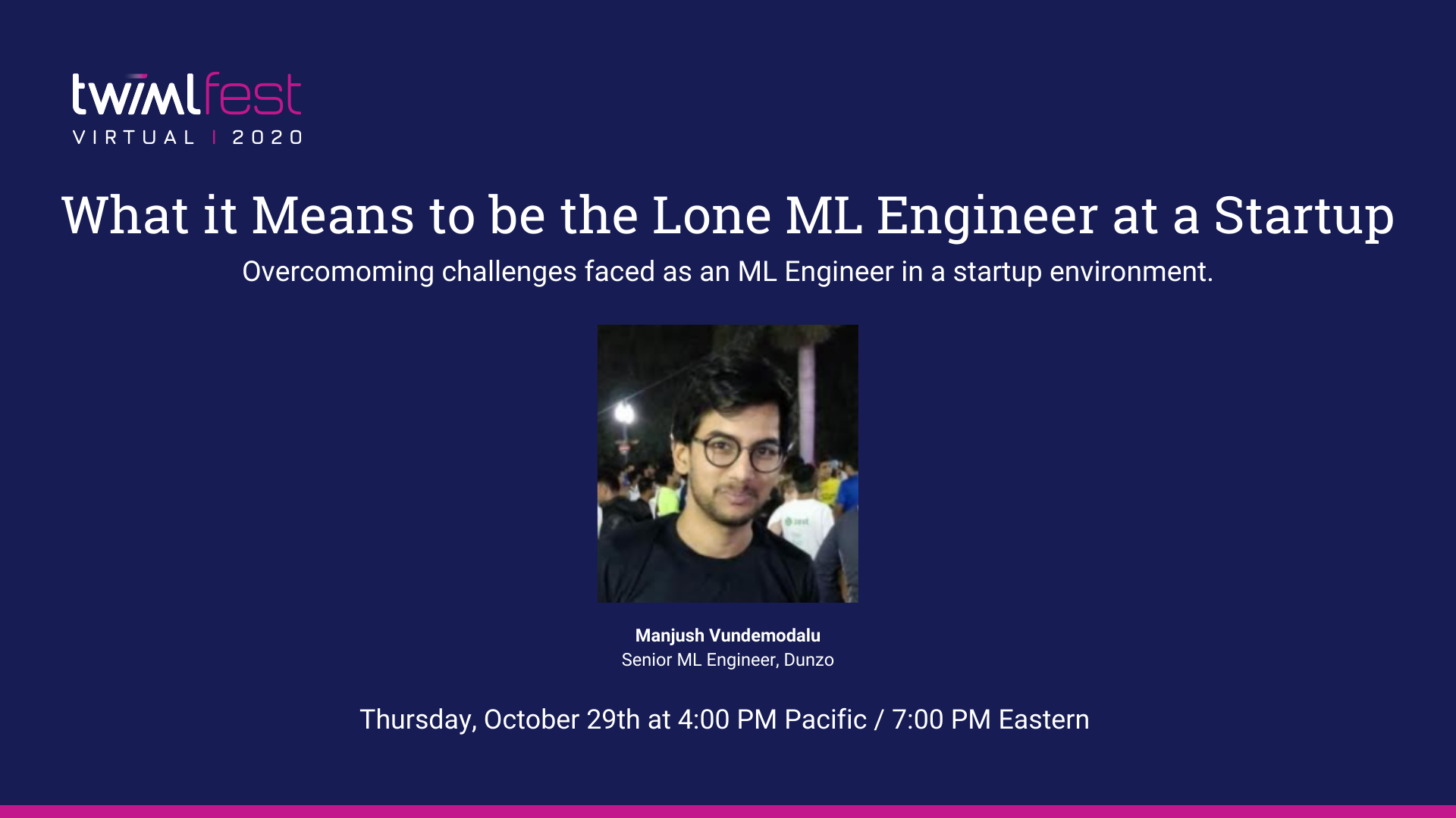 What it means to be lone ML engineer at a startup
